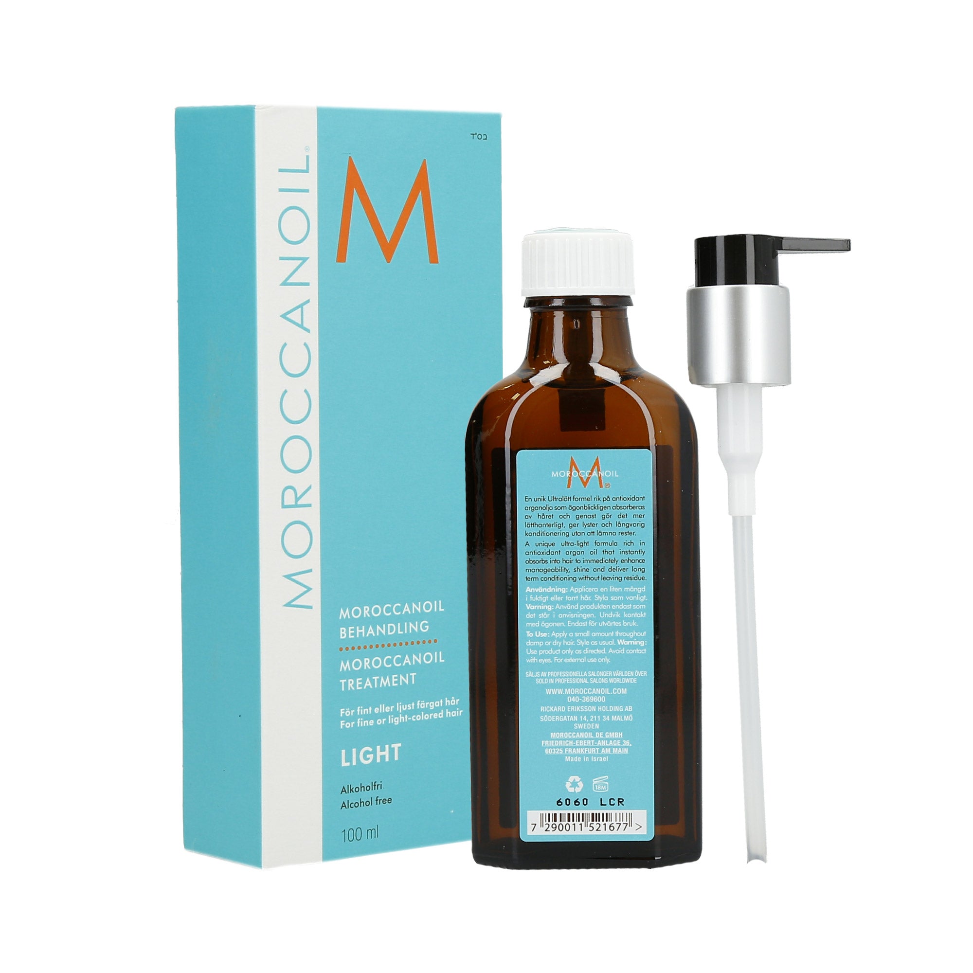 MOROCCANOIL Traitement Léger Huile d'argan naturelle pour cheveux fins et délicats 100 ml