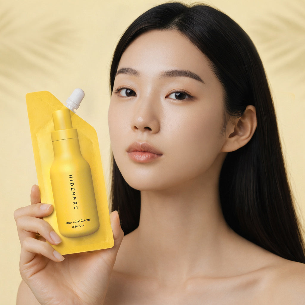 HIDEHERE Rozjaśniający krem do twarzy z witaminą C 25 ml #2