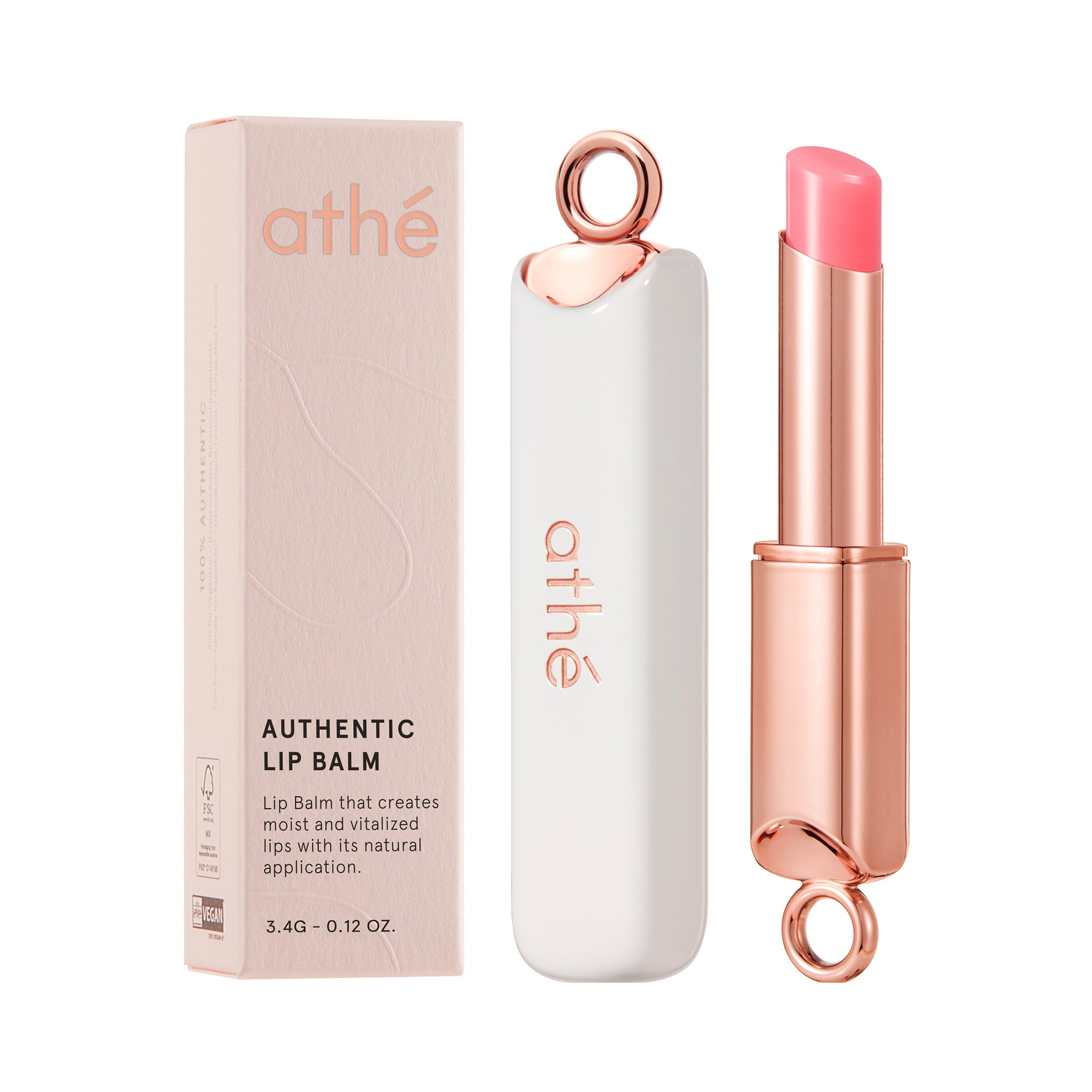  ATHE AUTHENTIC Baume à lèvres hydratant 3,4 g