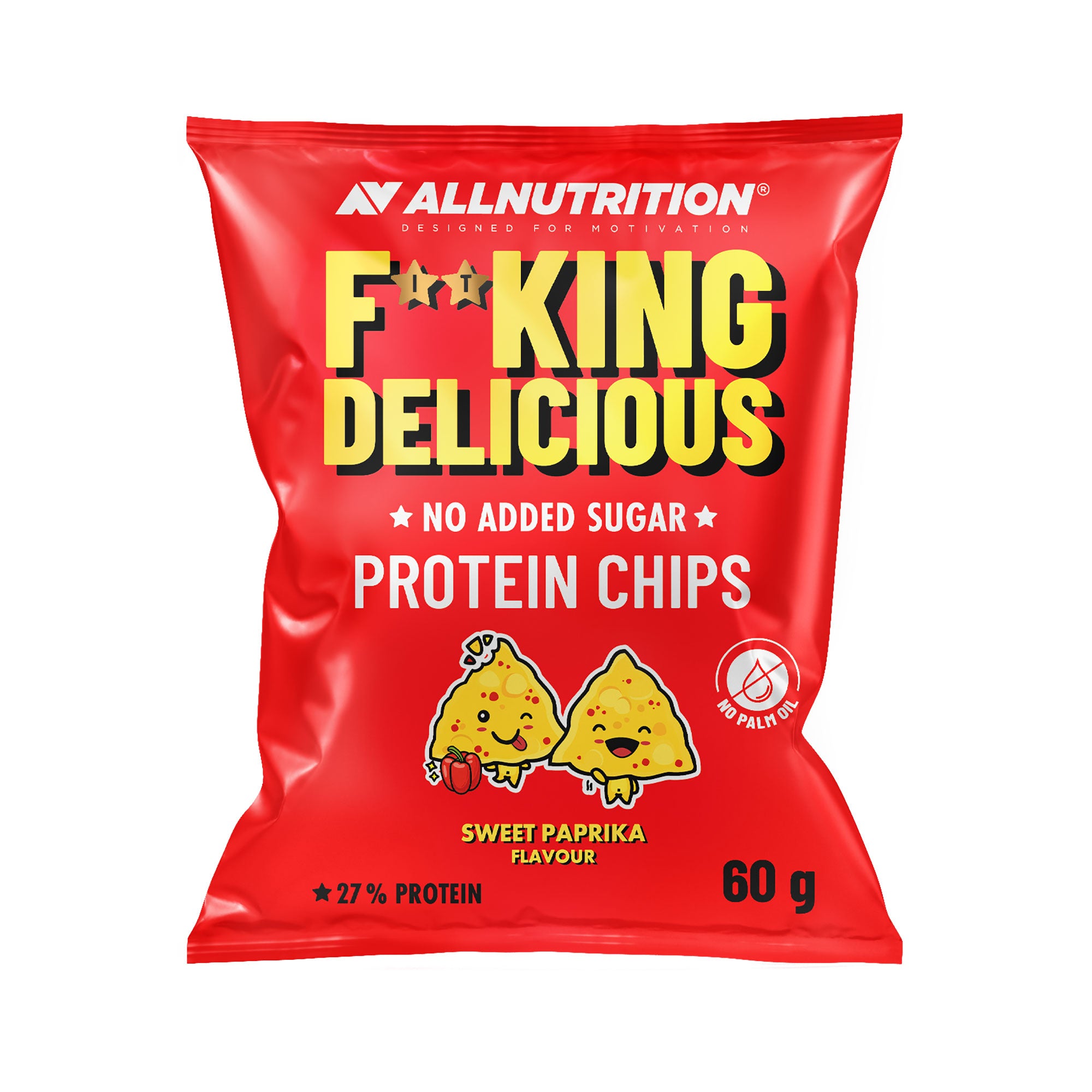 ALLNUTRITION FITKING DELICIOUS PROTEIN Proteinové chipsy – sladká paprika 60g