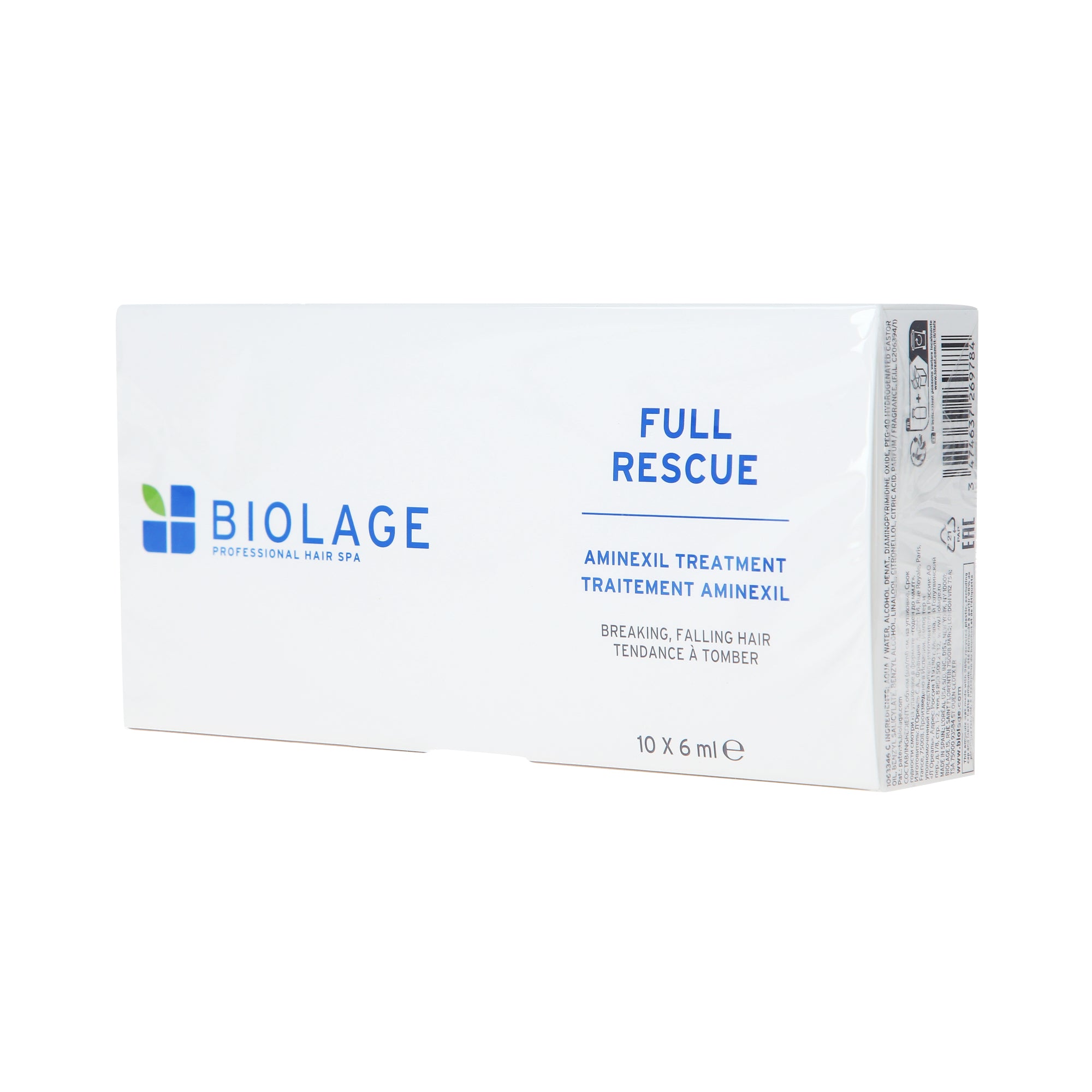 BIOLAGE FULL RESCUE AMINEXIL Ampoules fortifiantes anti-chute 10 x 6 ml