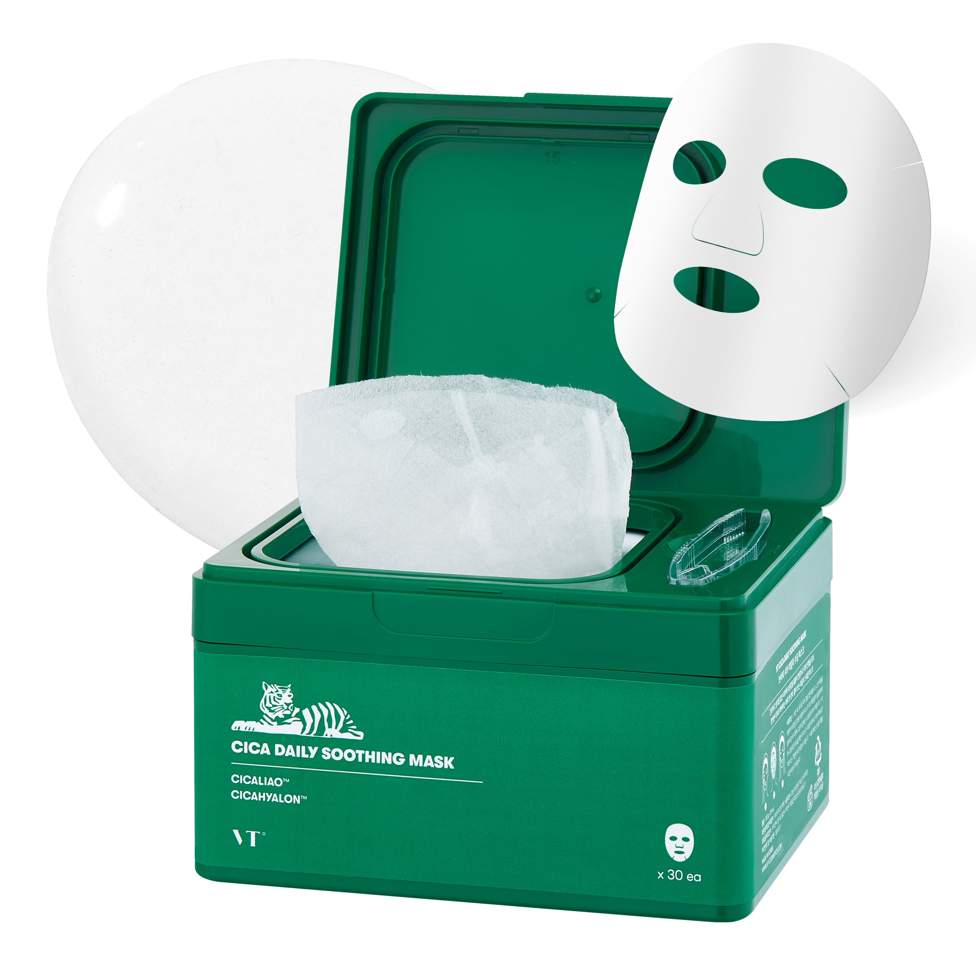 VT COSMETICS CICA DAILY SOOTHING Kojąca maska w płachcie 30 szt.