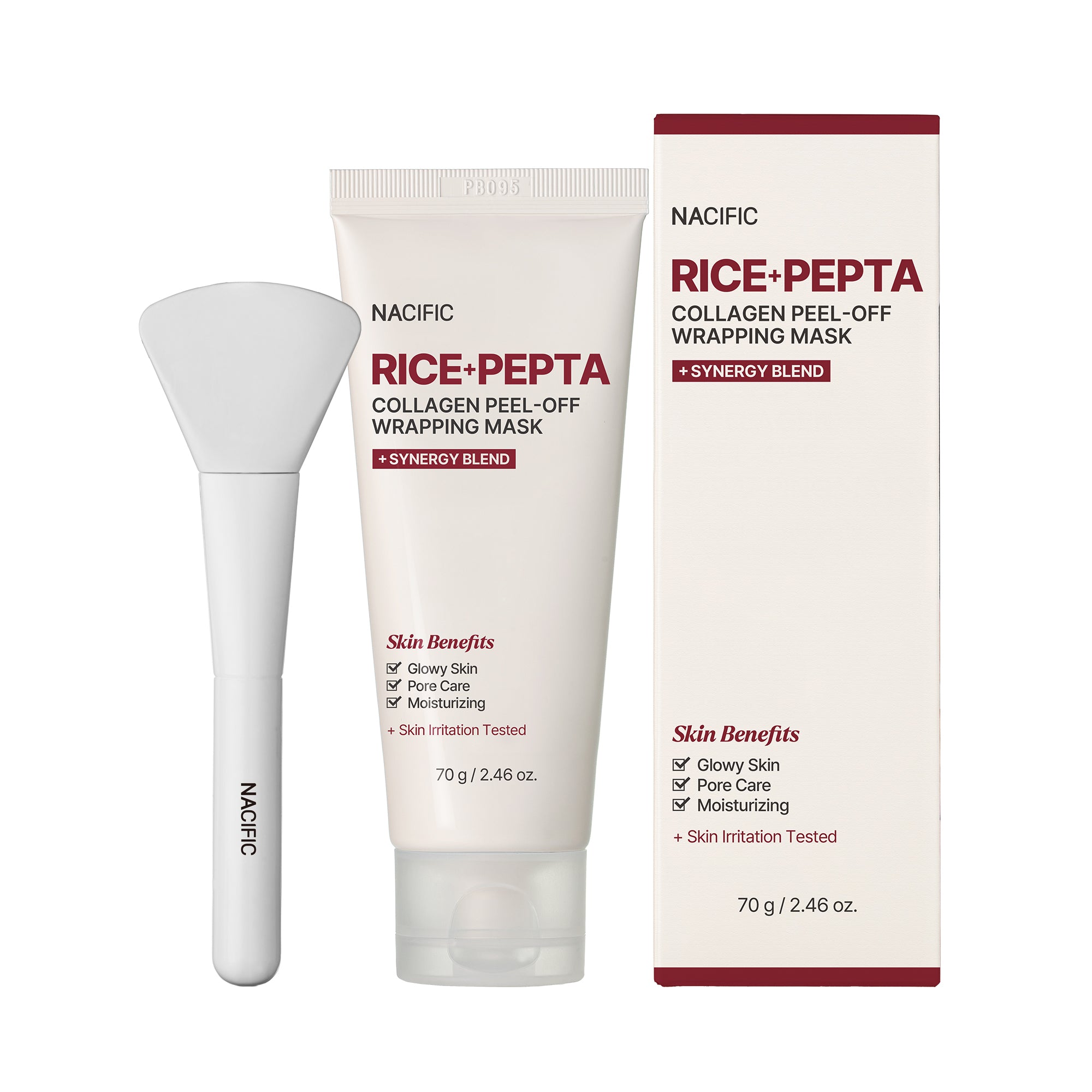 NACIFIC RICE+PEPTA COLLAGEN PEEL-OFF WRAPPING MASK – ujędrniająca maska kolagenowa peel-off 70 g