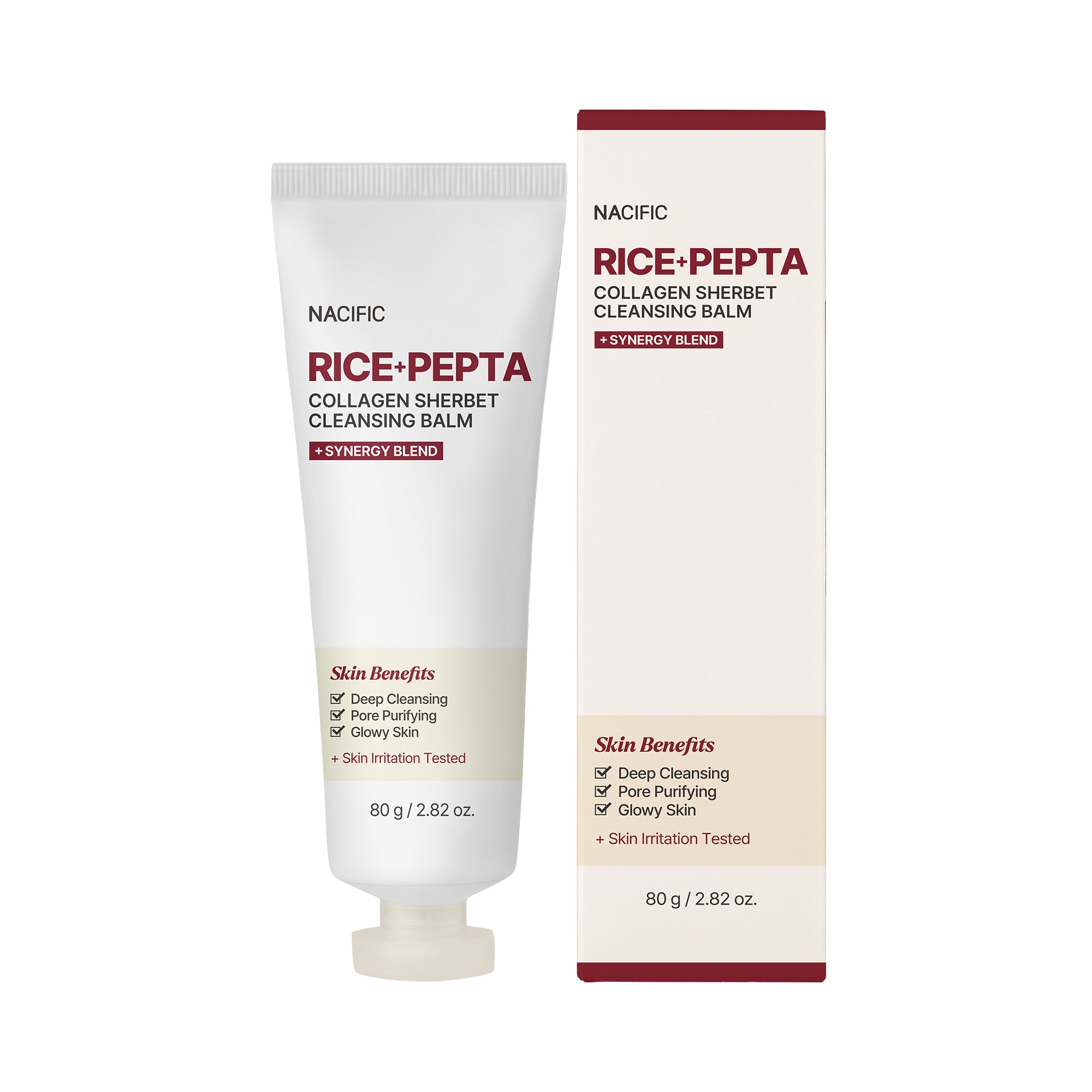 NACIFIC RICE+PEPTA COLLAGEN SHERBET CLEANSING BALM – balsam oczyszczający do demakijażu 80 g