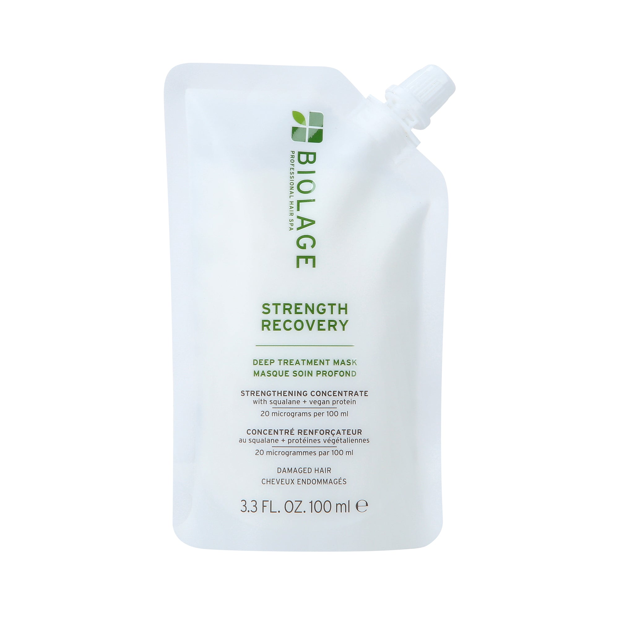 BIOLAGE PROFESSIONAL STRENGTH RECOVERY Masque régénérant pour cheveux abîmés 100 ml
