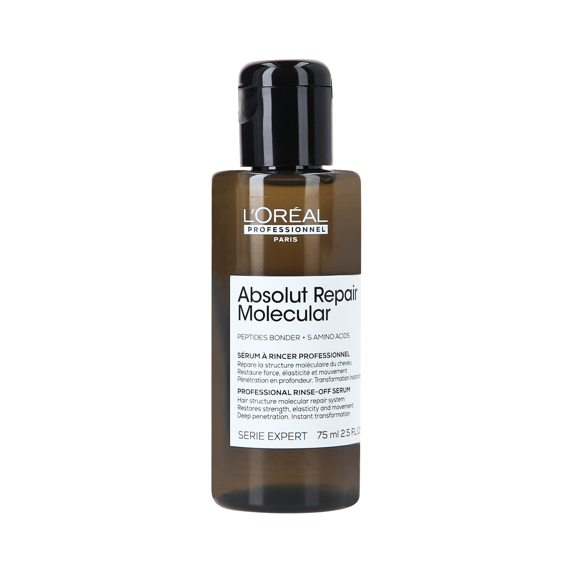 L'ORÉAL PROFESSIONNEL ABSOLUT REPAIR MOLECULAR Sérum réparateur pour cheveux abîmés, à rincer, 75 ml