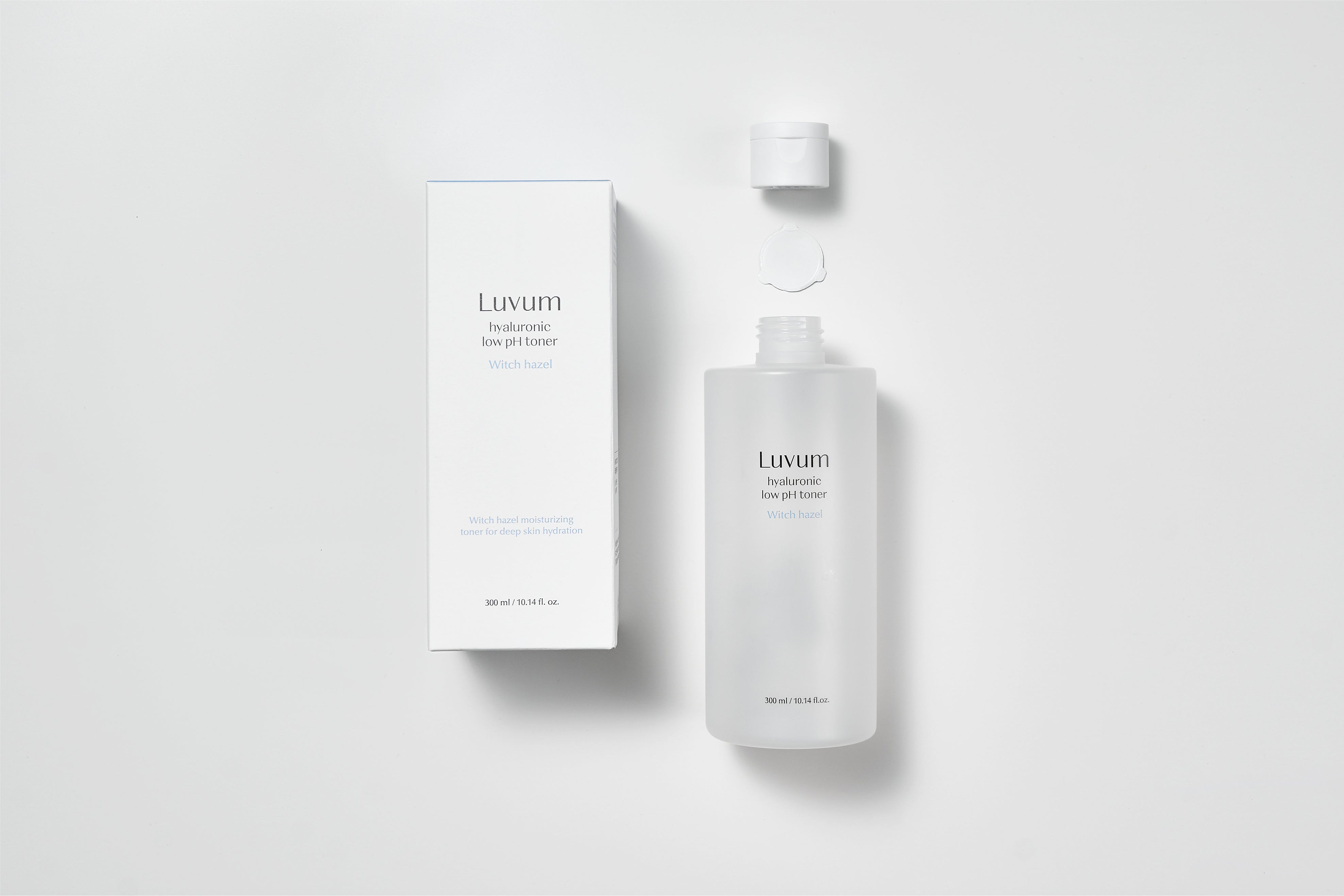 LUVUM Lotion tonique hydratante à l'hamamélis et à l'acide hyaluronique végétal à faible pH, 300 ml #3