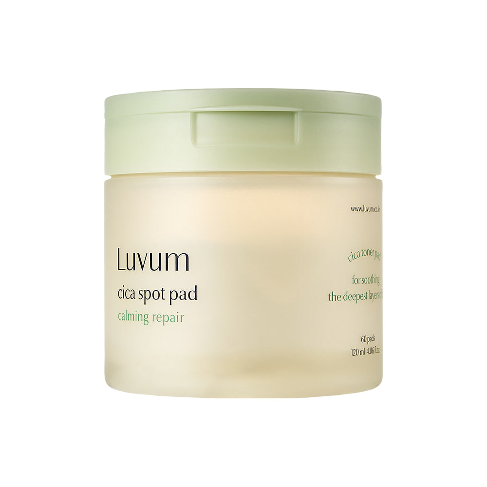LUVUM CALMING REPAIR CICA SPOT PAD Beruhigende Tönungspads 120 ml 60 Stk.