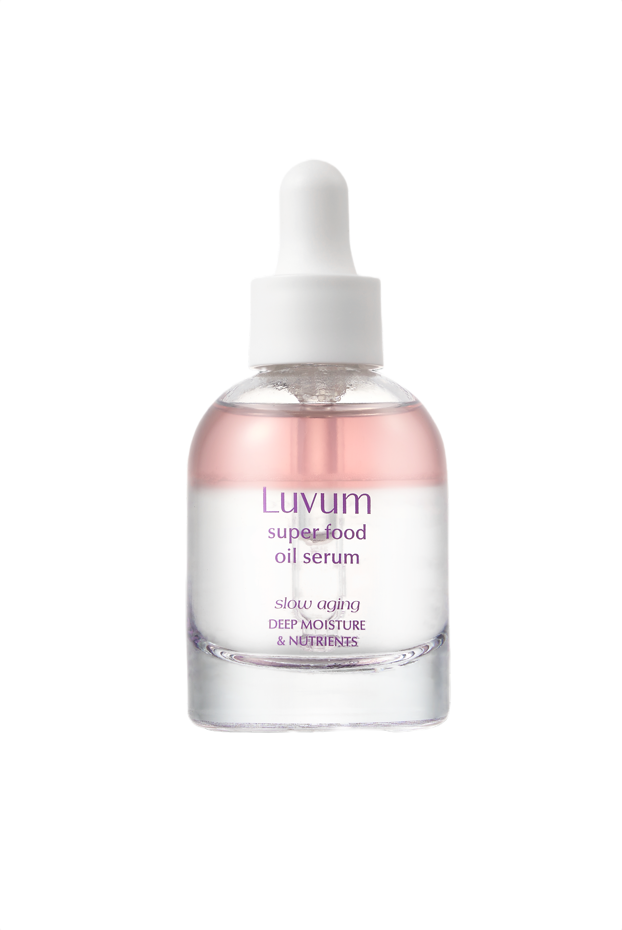 LUVUM SLOW AGING SUPER FOOD ÖLSERUM Zweiphasen-Ölserum mit Pflanzenpeptiden 30 ml
