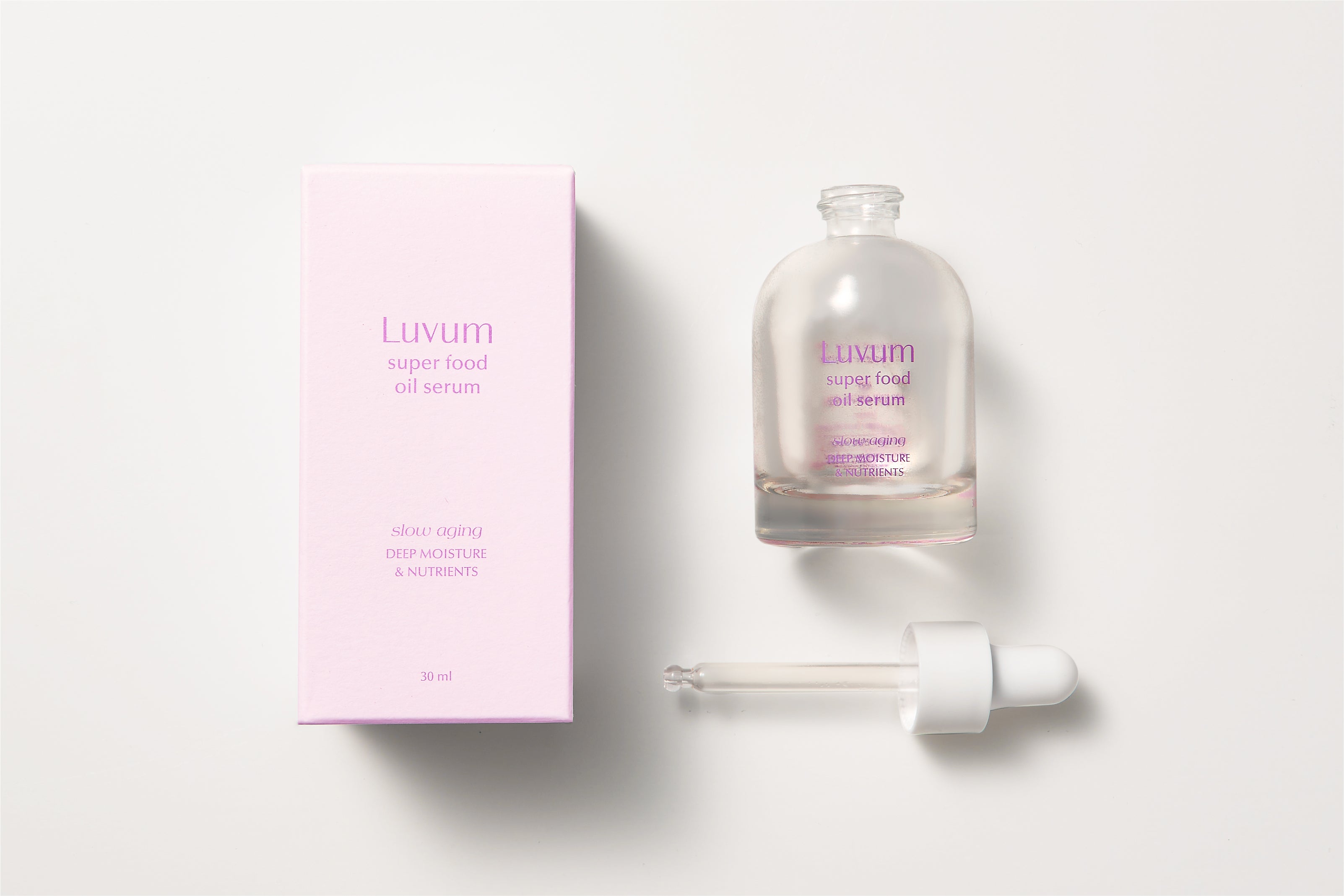 LUVUM SLOW AGING SUPER FOOD ÖLSERUM Zweiphasen-Ölserum mit Pflanzenpeptiden 30 ml #4
