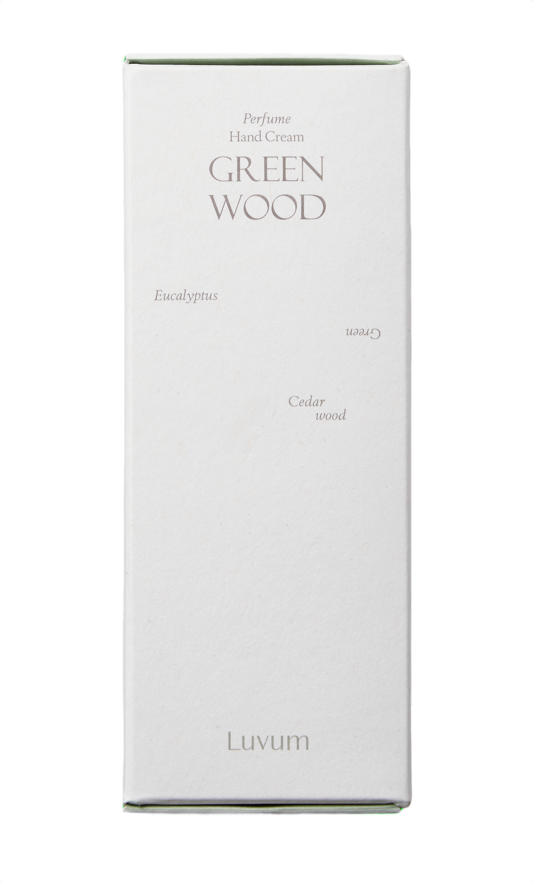 LUVUM PERFUME HANDCREME GREEN WOOD Leichte, feuchtigkeitsspendende Handcreme mit einem entspannenden Duft nach Eukalyptus und Zedernholz 50 ml #2