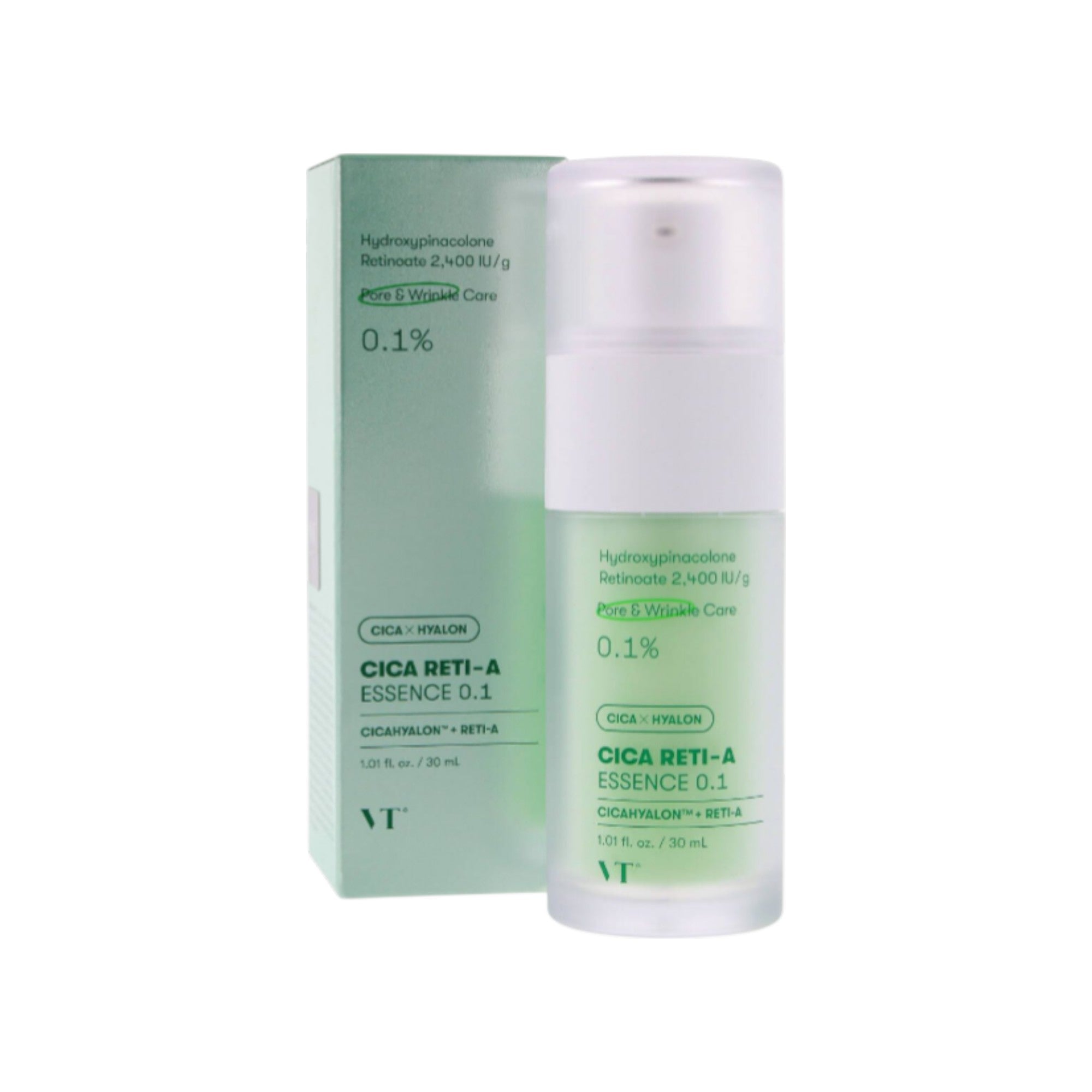 VT COSMETICS CICA RETI-A Gesichtsessenz mit Retinol 0,1 30 ml