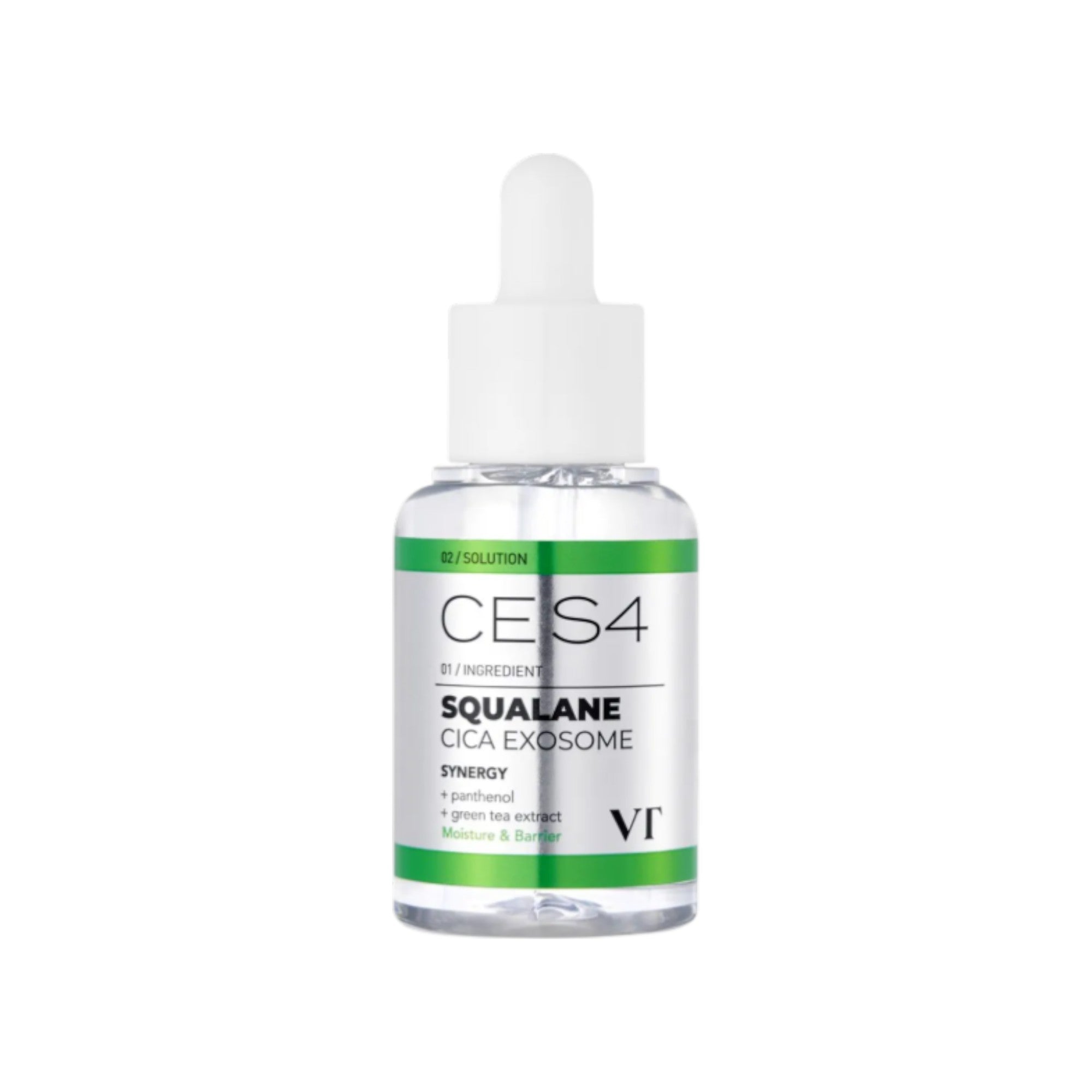VT COSMETICS CICA EXOSOME SQUALANE Feuchtigkeitsspendende und pflegende Gesichtsampulle mit Squalan 30 ml