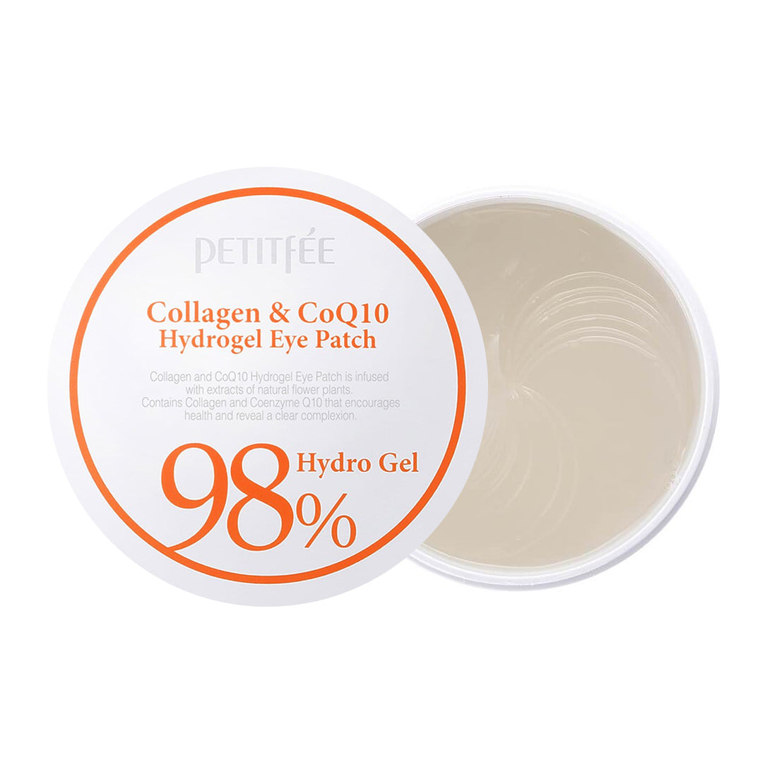 PETITFEE COLLAGEN Q10 HYDROGEL EYE PATCH Hydrożelowe płatki pod oczy z kolagenem 60 szt.