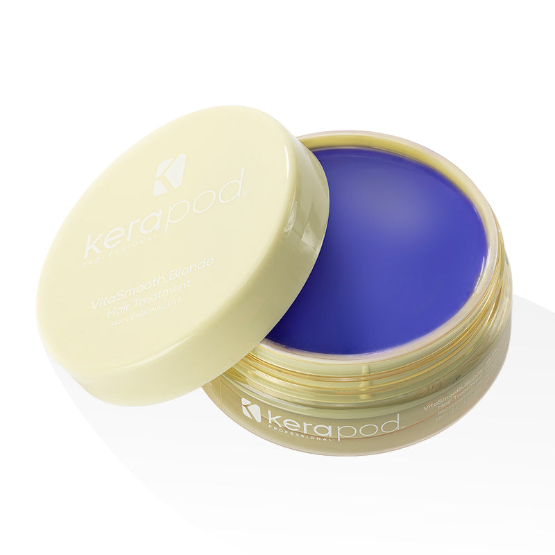 KERAPOD VITA SMOOTH Kuracja regenerująca i wygładzająca do włosów blond i siwych 100 ml #2