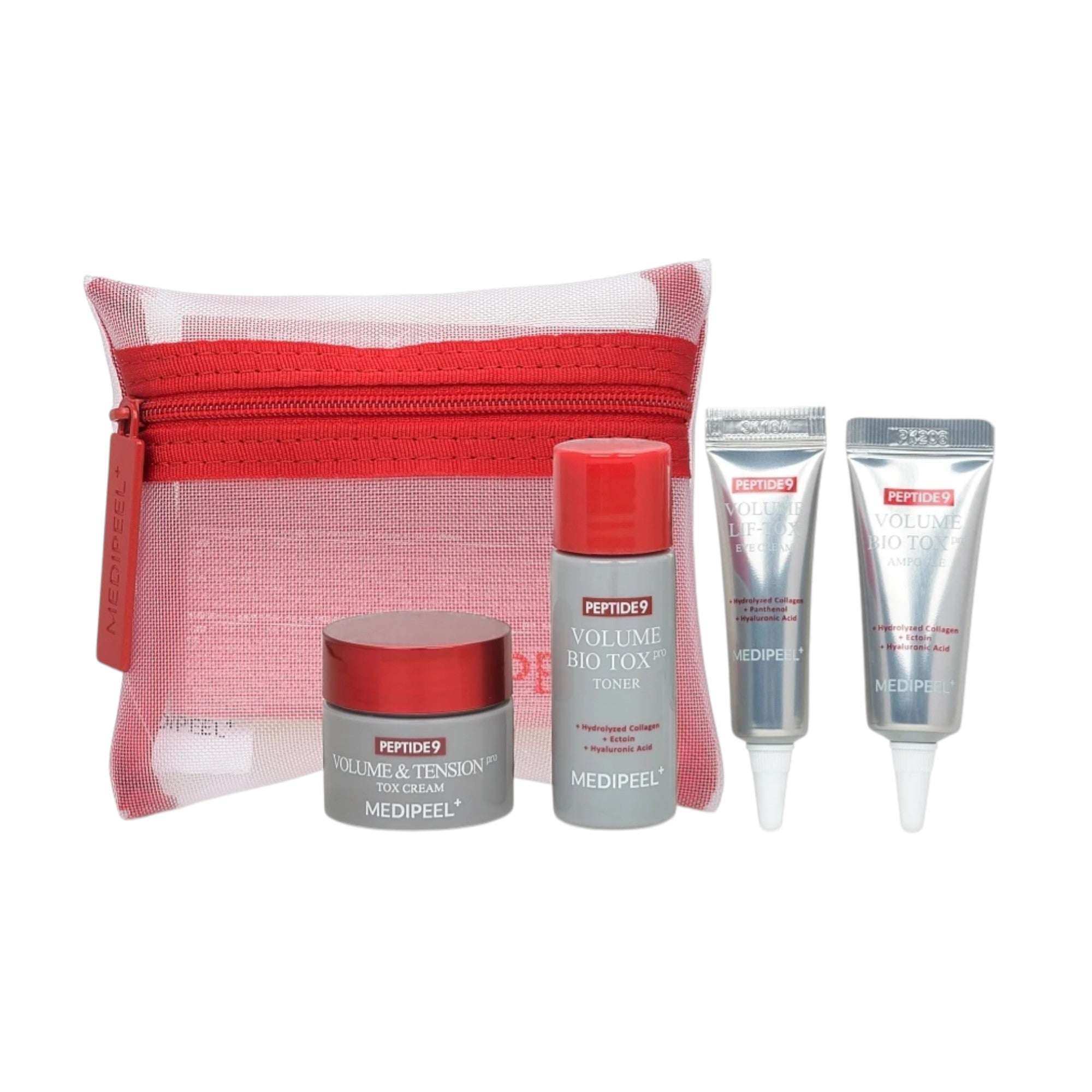 MEDI-PEEL PEPTIDE 9 VOLUME BIO TOX Un set di cosmetici lifting in miniatura
