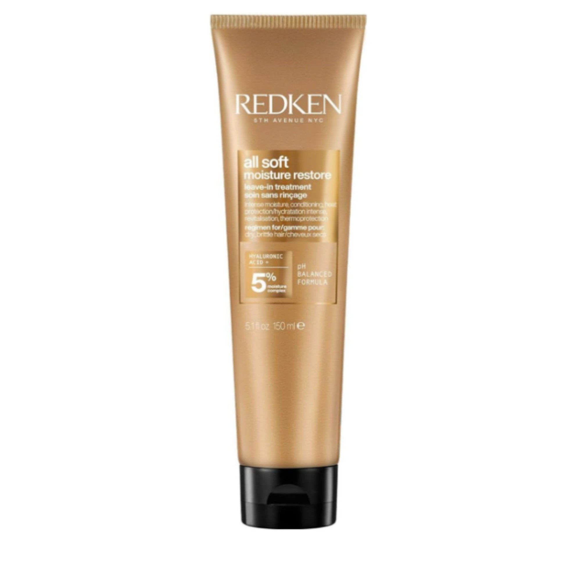 REDKEN ALL SOFT MOISTURE RESTORE Après-shampooing sans rinçage pour une hydratation longue durée 150 ml