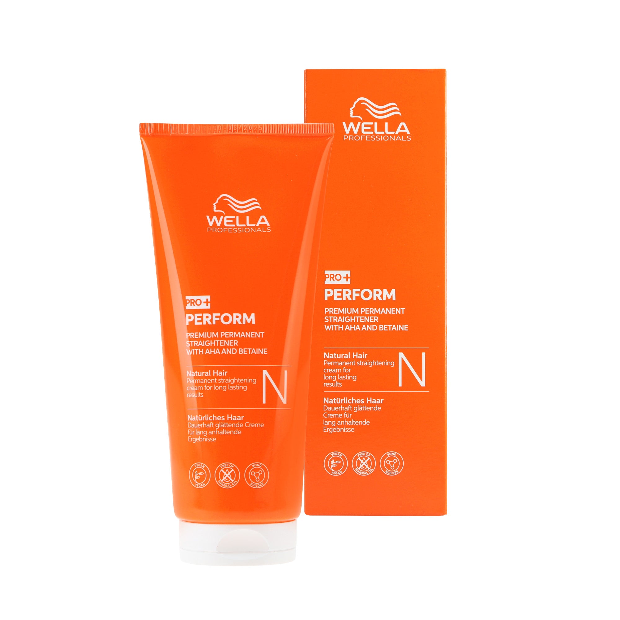 WELLA PROFESSIONALS PRO+ PERFORM N PREMIUM Haarglättungscreme zur dauerhaften Glättung von Naturlocken 200 ml