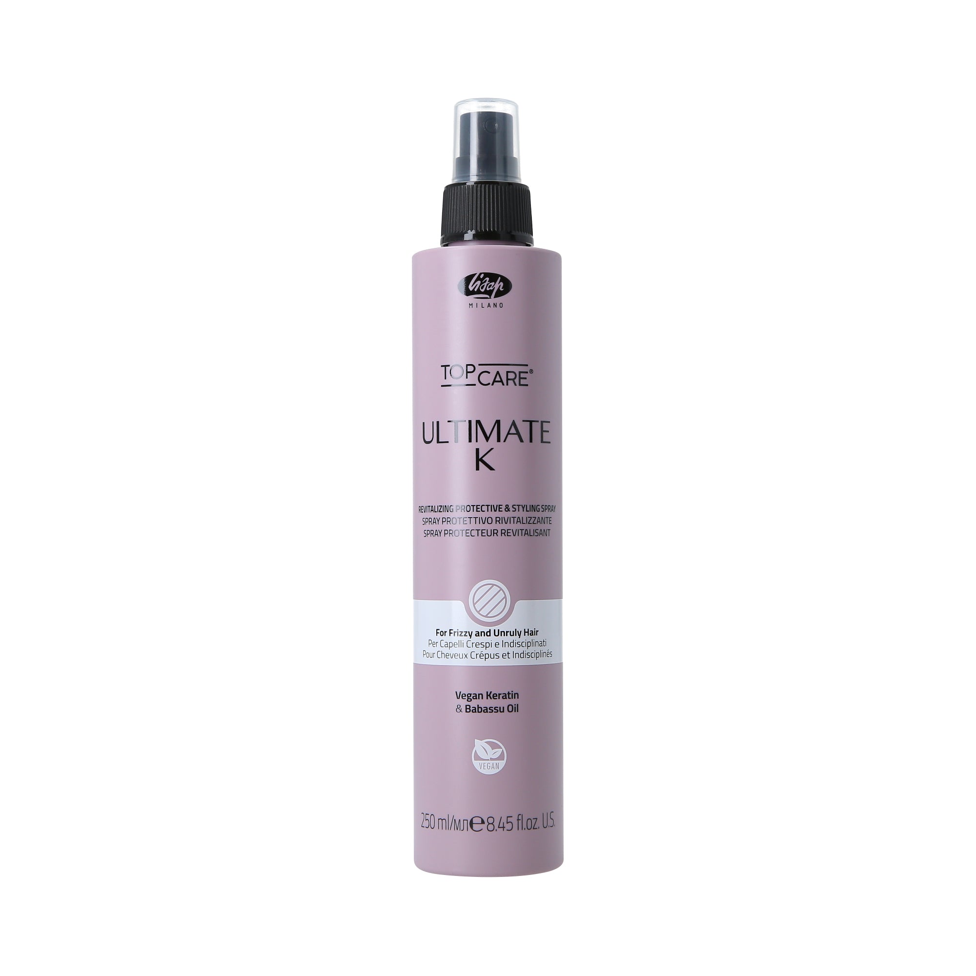 LISAP ULTIMATE K Hitzeschutzspray für die Haarglättung 250 ml