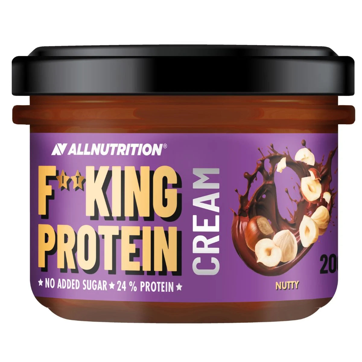 ALLNUTRITION FITKING PROTEIN NUTTY Ořechový krém 200 g