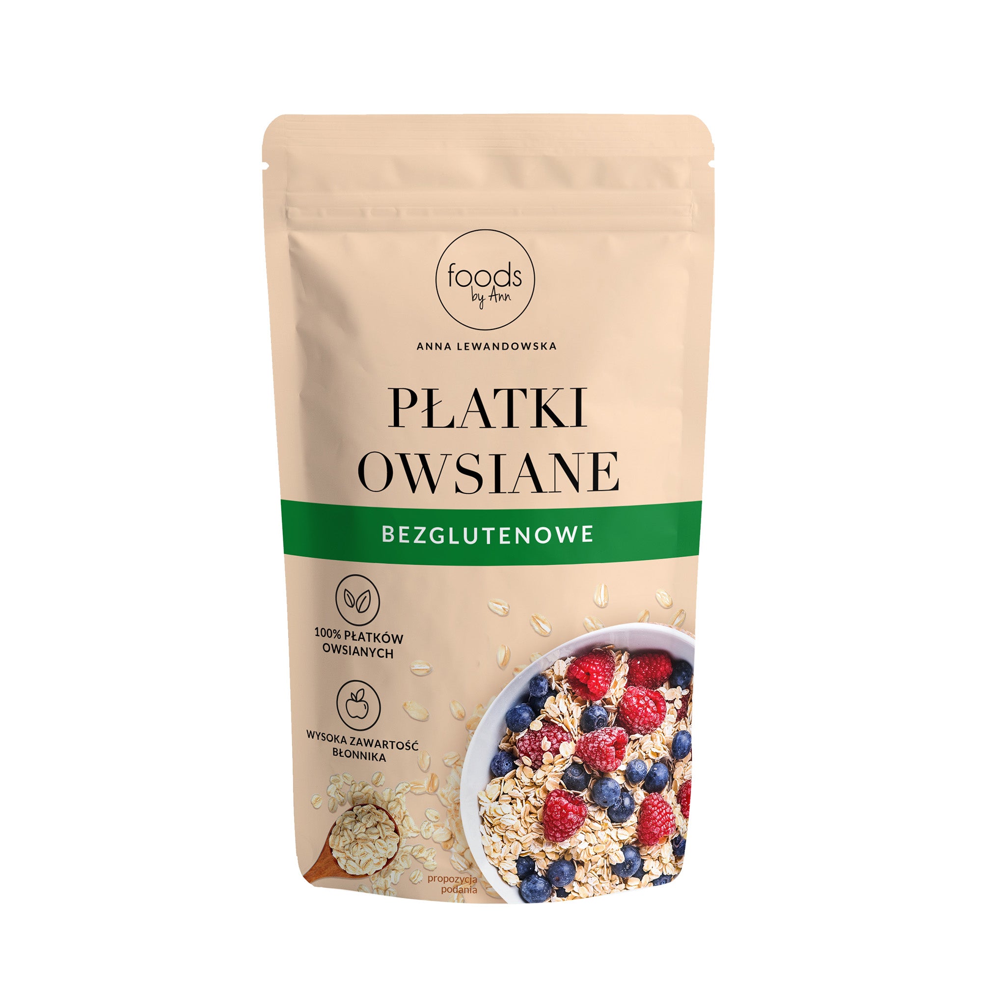 FOODS BY ANN Bezglutenowe płatki owsiane 400 g