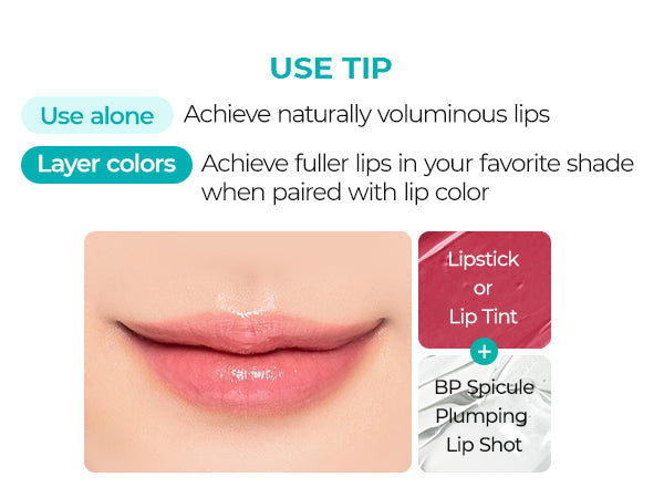 DR.MELAXIN BP SPICULE PLUMPING LIP SHOT MAXI Hydratační lesk na rty s efektem zvětšení rtů 4 ml #11