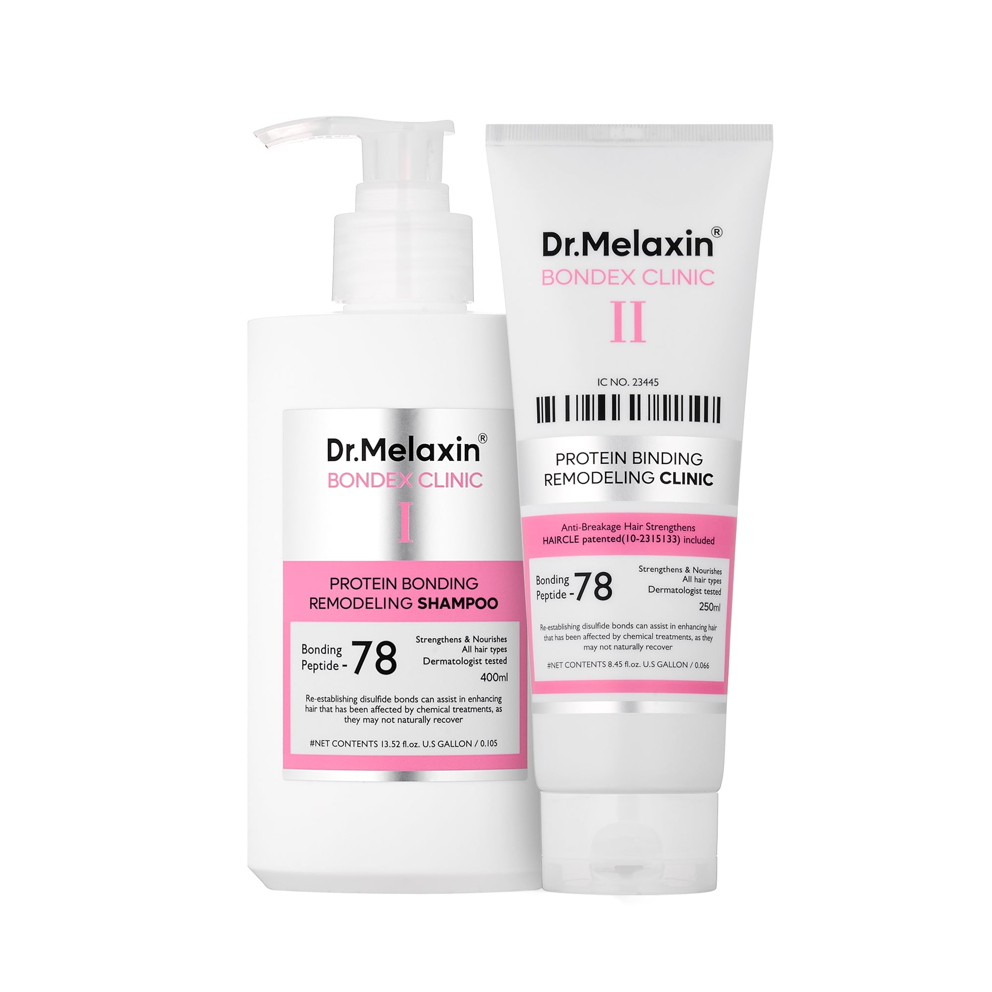 DR.MELAXIN BONDEX LINE Reparaturset – ein Set zur Reparatur von geschädigtem und geschwächtem Haar