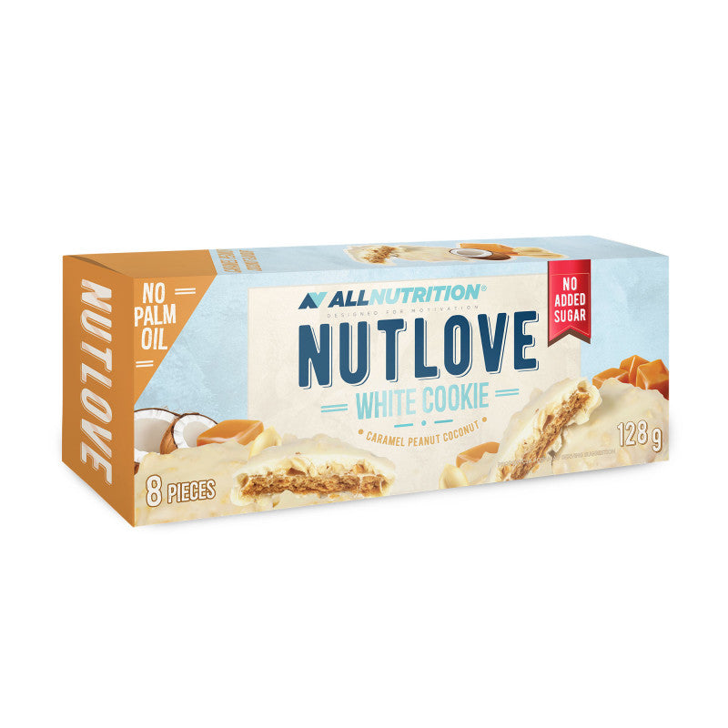 ALLNUTRITION NUTLOVE Cookies – Karamell & Erdnuss & Kokosnuss 128 g