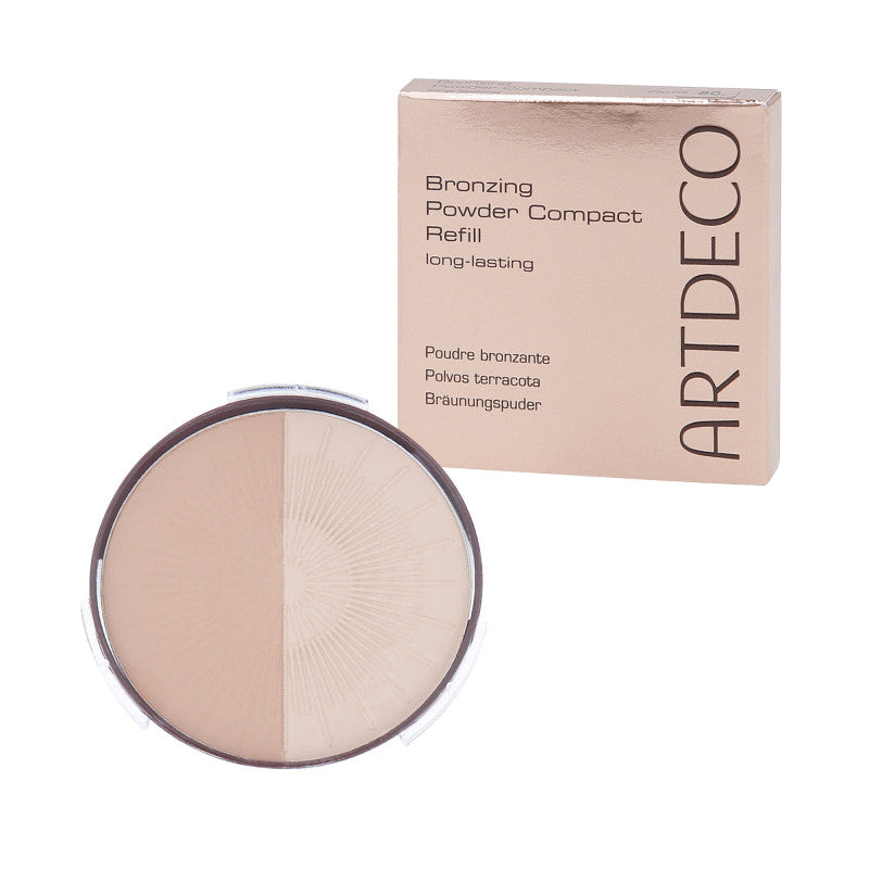 ARTDECO BRONZING POWDER COMPACT NATURAL Puder brązujący wkład 80 10 g