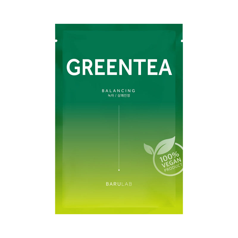 BARULAB THE CLEAN VEGAN Masque vegan au thé vert 23 g
