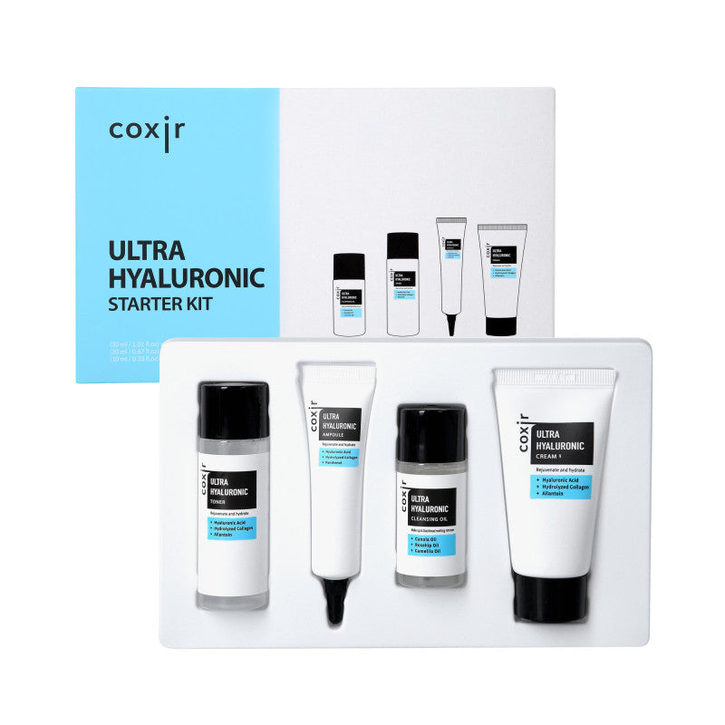 COXIR ULTRA HYALURONIC LINE Coffret hydratant intensément à l'acide hyaluronique 30 ml + 20 ml + 20 ml + 10 ml