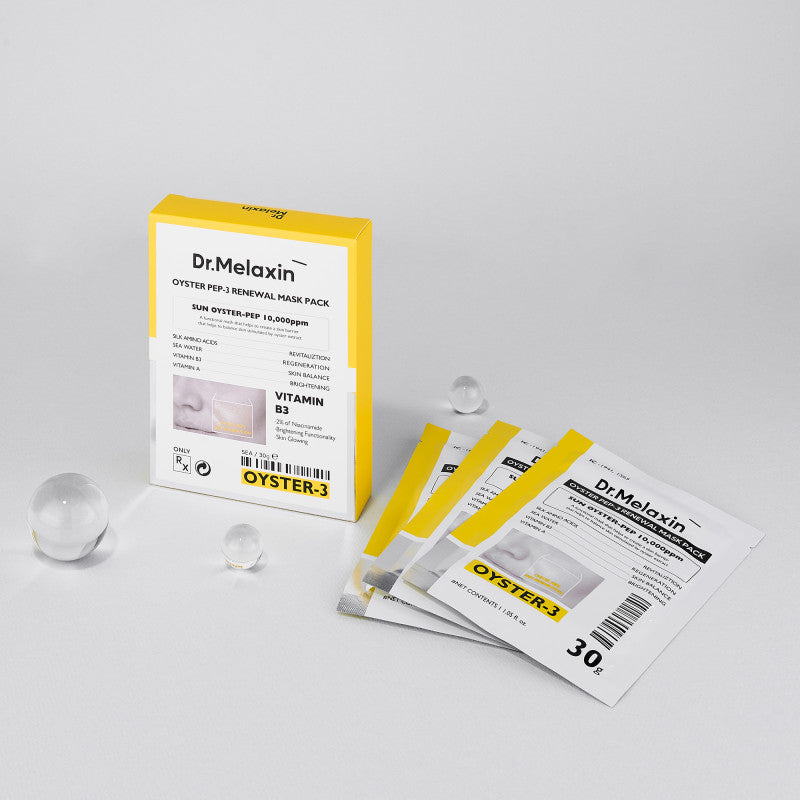 DR.MELAXIN OYSTER PEPTIDE MASK Verjüngende Peptidmasken in Bögen 5 x 30 g #2