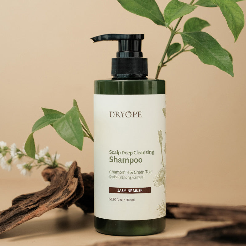 DRYOPE SCALP DEEP CLEANSING Wegański szampon do włosów o zapachu piżma i jaśminu 500 ml #3