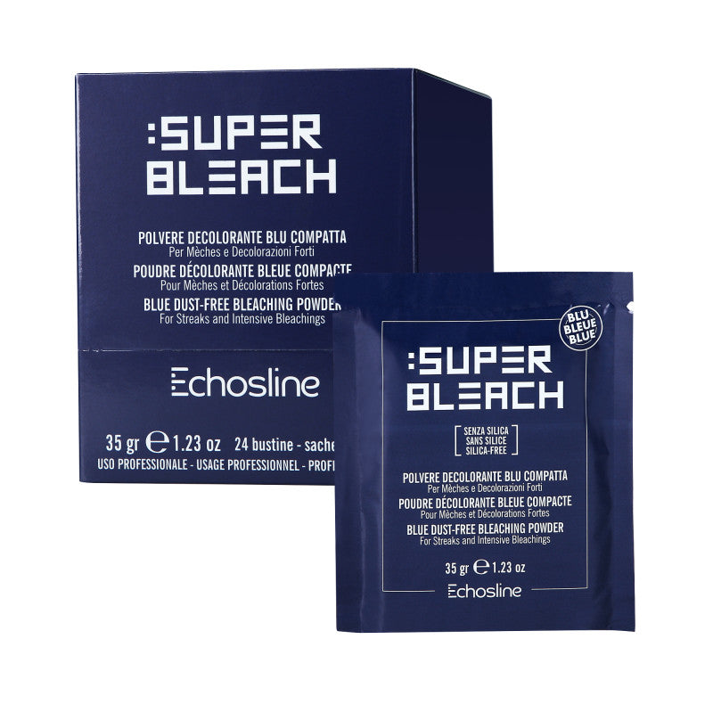 ECHOSLINE DE-COLOR BLUE Aufhellerpulver ohne Ammoniak, Beutel 24x35 g