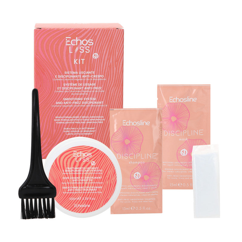 ECHOSLINE EASY LISS KIT Ein Set zur dauerhaften Haarglättung ohne Ammoniak