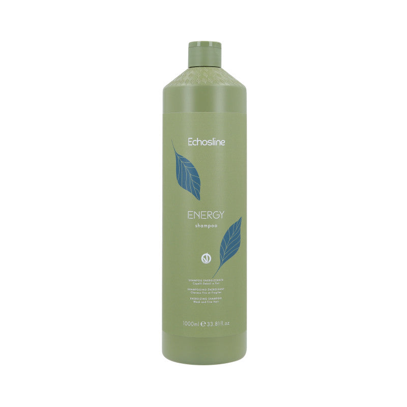 ECHOSLINE ENERGY Shampoing fortifiant pour cheveux fins et fragiles 1000ml