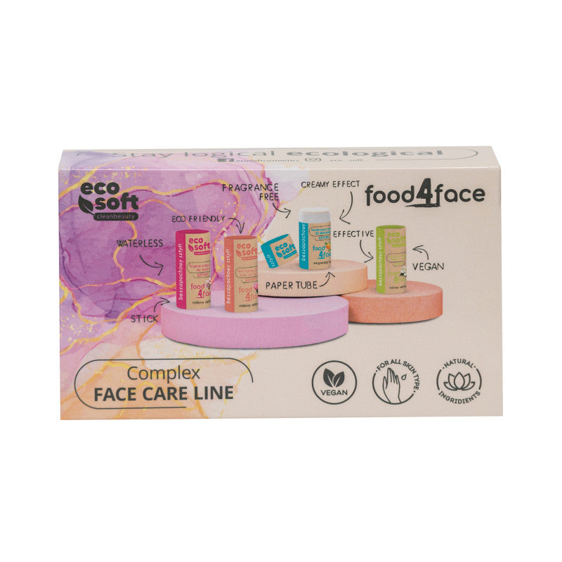 ECO SOFT FOOD4FACE Set für die umfassende Gesichtspflege