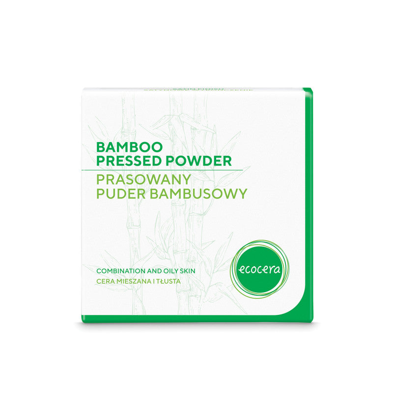 ECOCERA Gepresstes Bambuspulver für fettige und Mischhaut 10 g