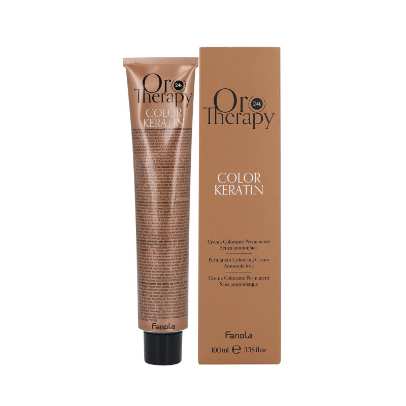FANOLA ORO THERAPY COLOR KERATIN Farba do włosów bez amoniaku 100 ml