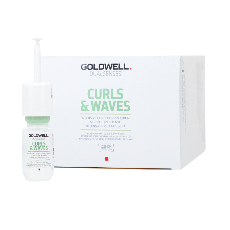 GOLDWELL DUALSENSES CURLS & WAVES Serum intensywnie nawilżające do włosów kręconych 12 x 18 ml