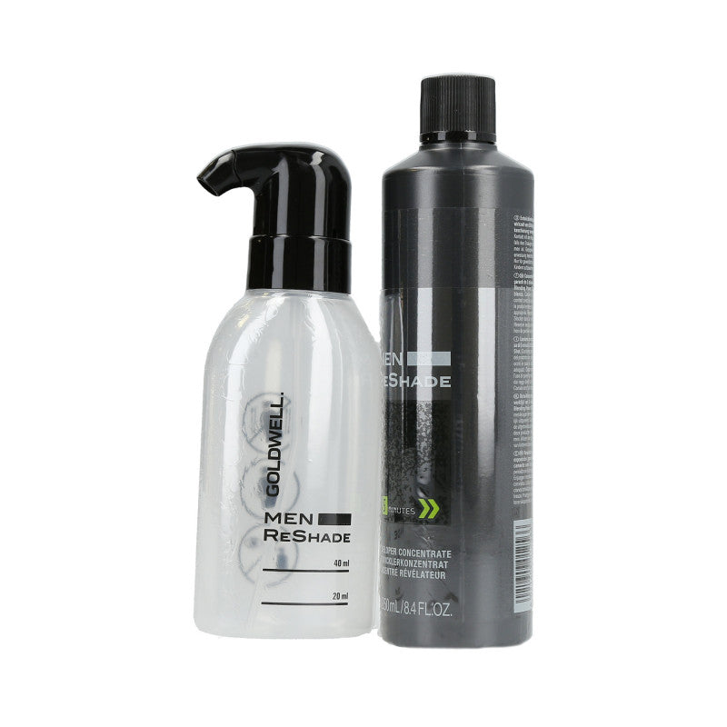 GOLDWELL MEN RE-SHADE Skoncentrowany aktywator do odsiwiacza 4,5% 250 ml