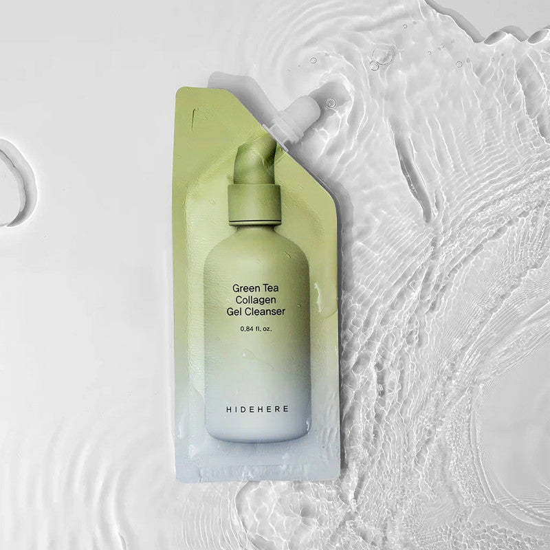 HIDEHERE Żel oczyszczający z kolagenem i zieloną herbatą 25 ml #2