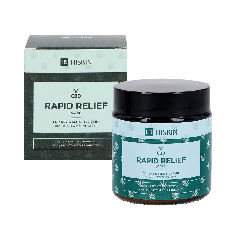 HISKIN CBD RAPID RELIFE Maść ratunkowa do skóry suchej i wrażliwej 120 ml