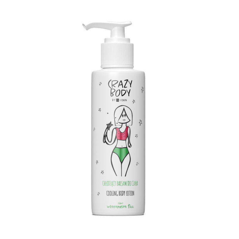 HISKIN CRAZY BODY Lotion corporelle rafraîchissante à la pastèque 300 ml