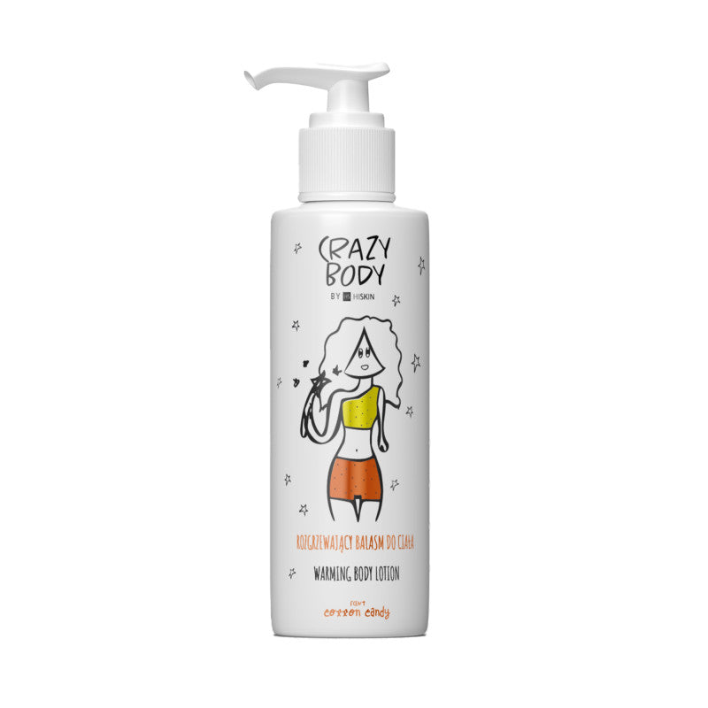 HISKIN CRAZY BODY Baume Corps Chauffant Barbe à Papa 300 ml