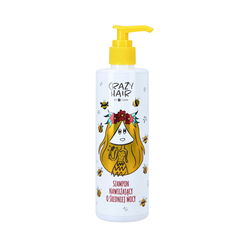 HISKIN CRAZY HAIR Miodowy szampon do włosów o średniej mocy 300 ml