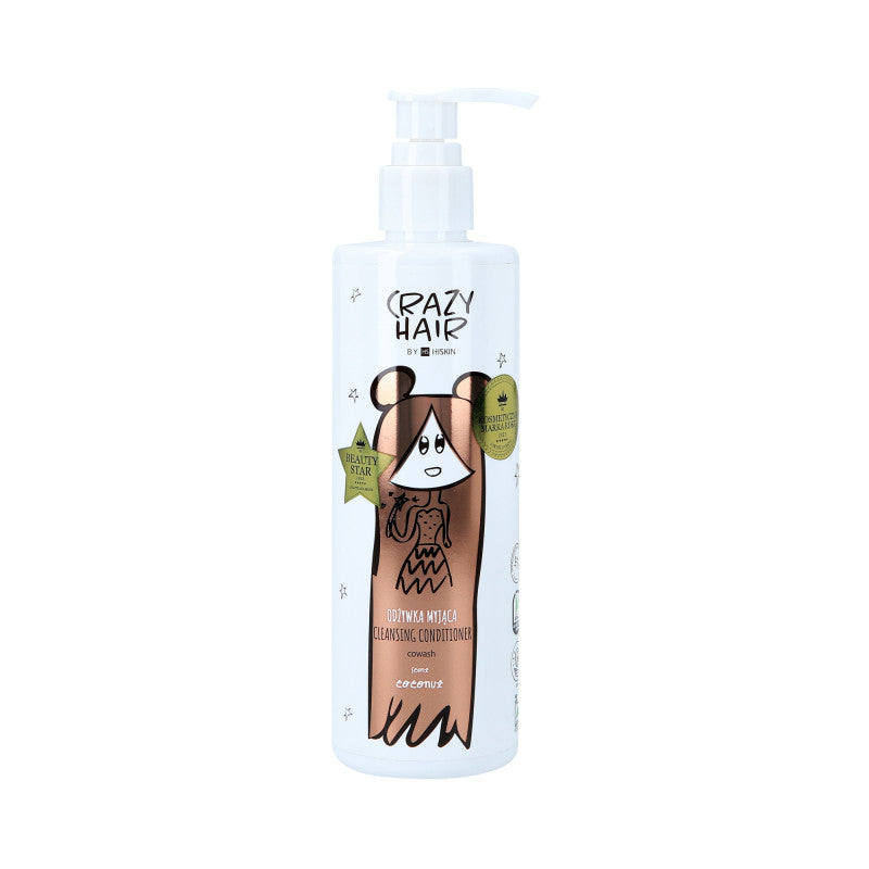 HISKIN CRAZY HAIR Odżywka myjąca o zapachu kokosa 300 ml