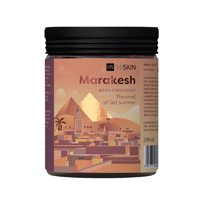 HISKIN HOME BON VOYAGE Marakesh Sojakerze 200 ml