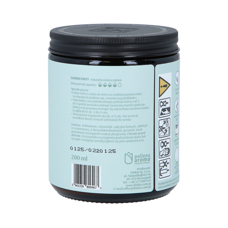 HISKIN HOME HAPPY EASTER Sojakerze mit Gartenparty-Duft, 200 ml #3