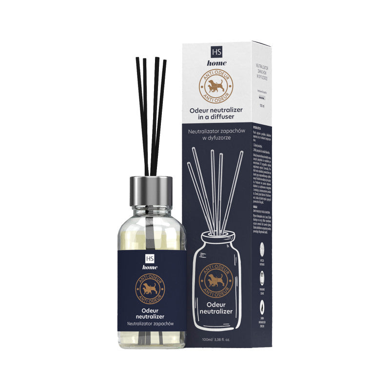 HISKIN HOME Diffuseur neutralisant d'odeurs d'animaux 100 ml